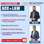 CA Foundation Accounts & Law