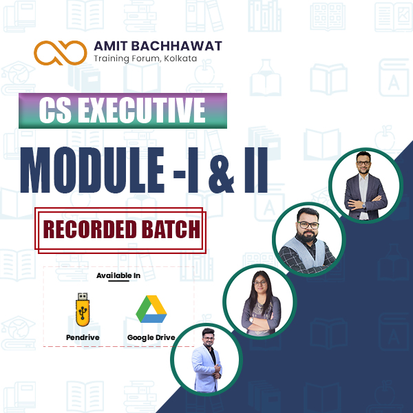 CS Executive ModuleI & ModuleII June/Dec'24 Amit Bachhawat Training