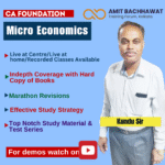 CA Foundation Micro Economics