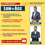 CA Inter Advance Accounting + Law