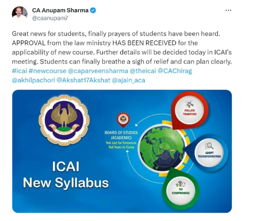 ICAI Proposed CA New Scheme 2023 | Latest Updates & New Syllabus
