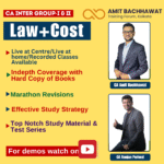 CA Inter Law + Cost