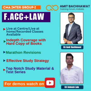CMA Inter Financial Accounts & Business Laws and Ethics (AL)