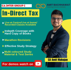 CA INTER Group-I In Direct Tax