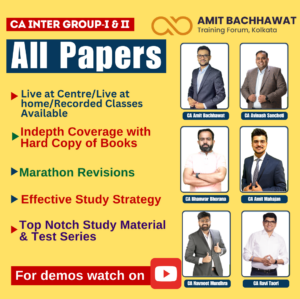 CA INTER Group-I&II all papers