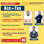 CA Inter Advanced Accounts + Tax (BB,VB)
