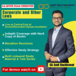 CA INTER Exam Oriented Coporate and other Laws