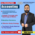 CA Foundation Accounting