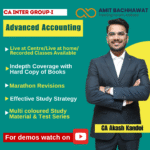 CA Inter Advanced Accounting (AK)