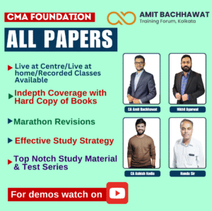 CMA Foundation All 4 Subjects