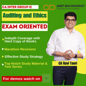 CA Inter Audit (R.T) (Exam Oriented Batch)