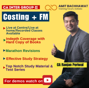 CA Inter Costing + FM